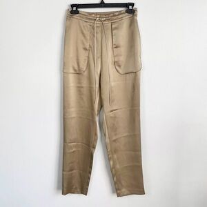 NEW! Allureville Size S • Pale Green Satin Pants.